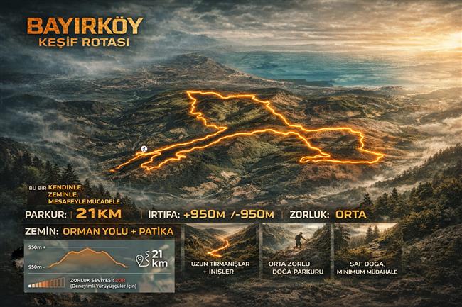 BAYIRKÖY KEŞİF ROTASI SPORTİF DOĞA YÜRÜYÜŞÜ